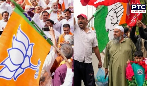 BJP secures hat-trick in Haryana, National Conference-Congress alliance triumphs in J&K